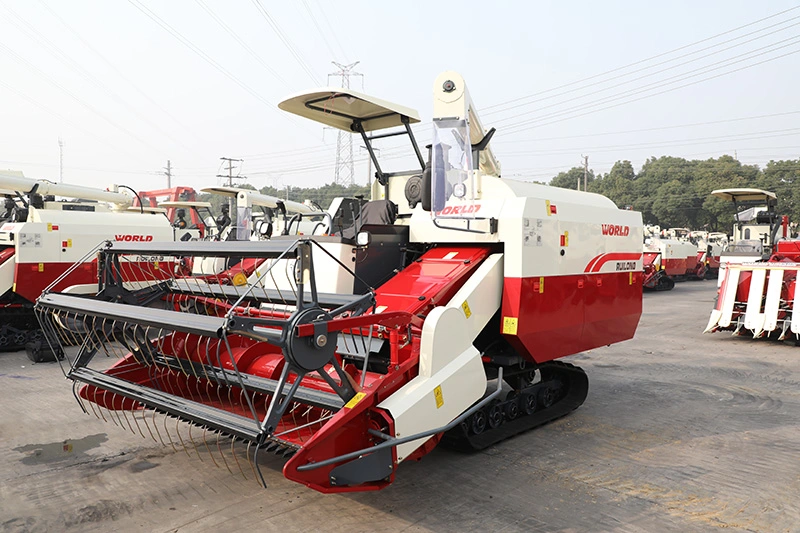 Farming Machinery 102HP Paddy Rice World Combine Harvester