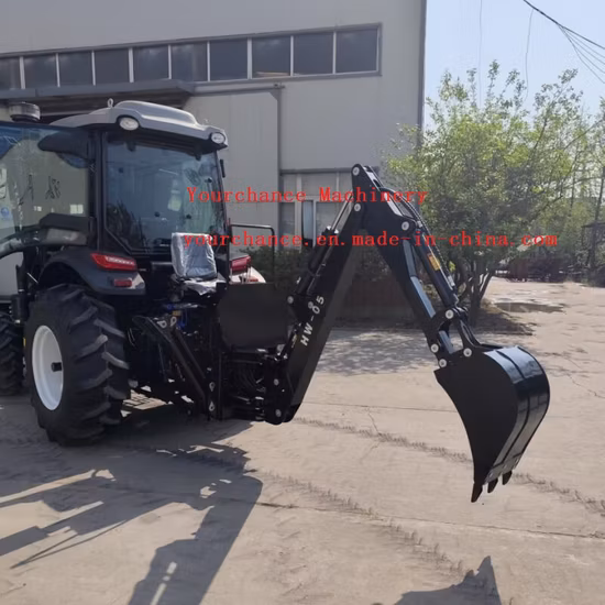 Piccoli mini trattori compatti di vendita calda Dq554 55HP 4WD trattore agricolo con ruota agricola con certificato ISO Ce Pvoc Coc dal produttore della fabbrica di trattori