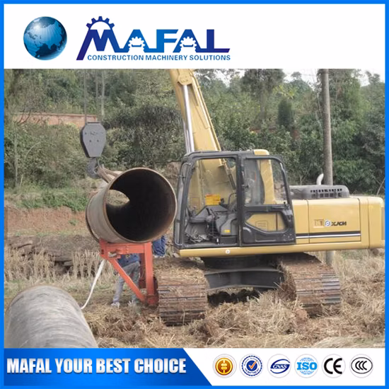 Posatubi per gru di sollevamento per tubi con braccio laterale completamente idraulico