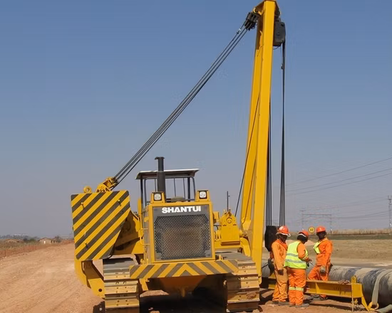 Posatubi cingolato Shantui Sp25y da 25 tonnellate per costruzioni di sollevamento