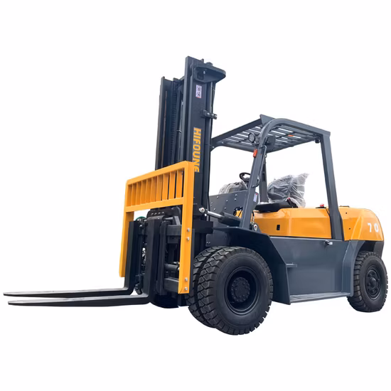 Carrello elevatore diesel con motore cinese Xichai 6110 da 7 tonnellate